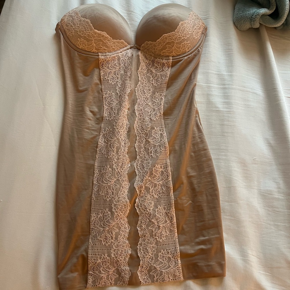 Victoria Secret strapless shaper slip
